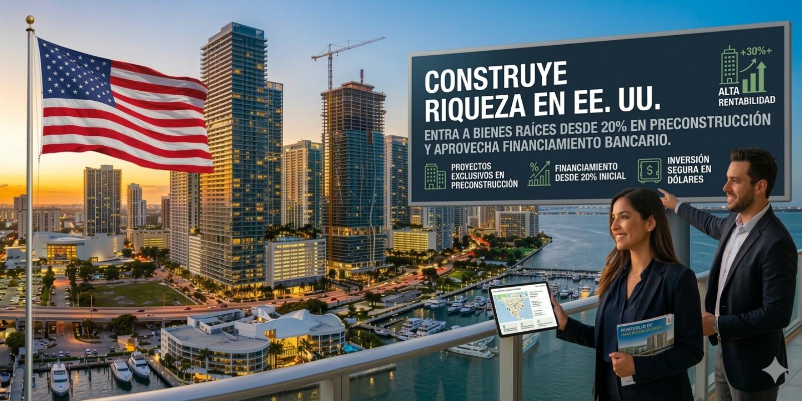 Construye riqueza en EE&period; UU&period; a trav&eacute;s de bienes ra&iacute;ces